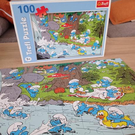 Puzzle šmolkovia,