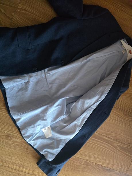 Nádherné sako v modrej farbe, h&m,170