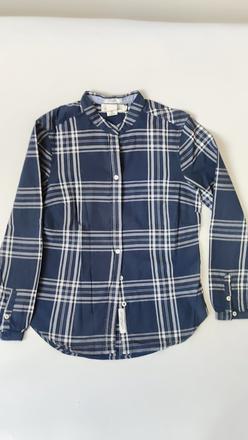 Bavlnená tenšia košeľa so stojačikom h&m, h&m,164