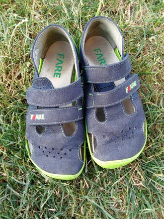 Barefoot sandále českej značky fare, fare,31