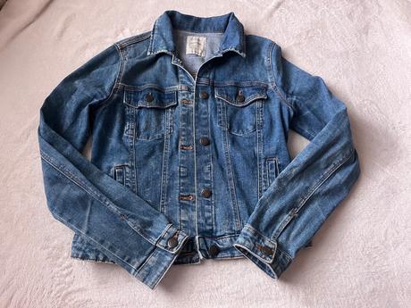 Riflová bunda bershka, bershka,s