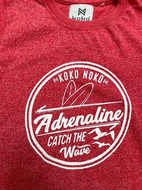 Koko noko tričko červené melírované, 116