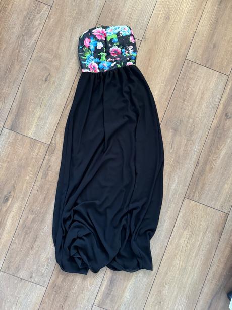 Dlhé šaty čierne, s