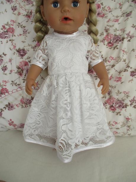 Šaty pre baby born 43cm a staršiu sestričku 43cm,