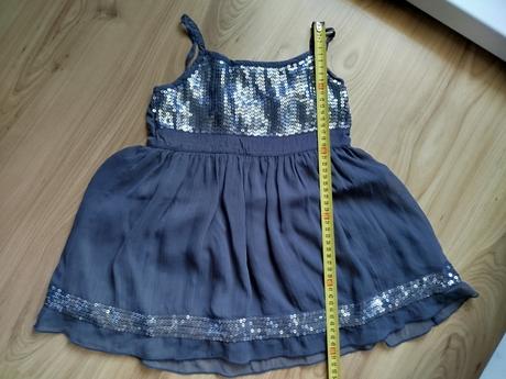 Tričko na ramienka s flitrami 128, next., next,128