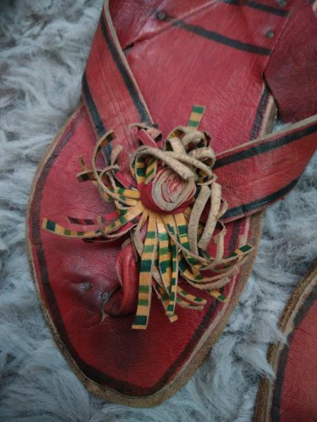 Letne kozene sandale/slapky/zabky, 37