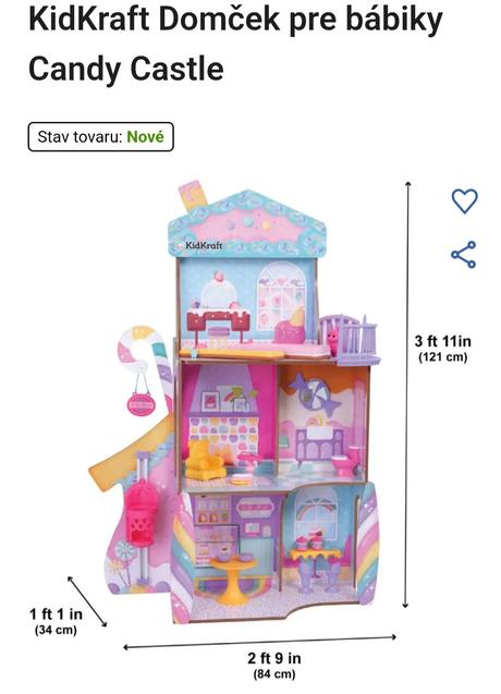 Domček pre bábiky kidkraft, 