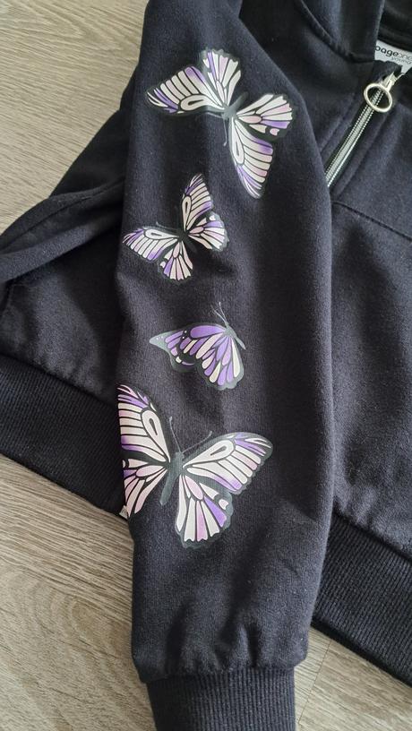 Mikina motyle 134/140, takko,134