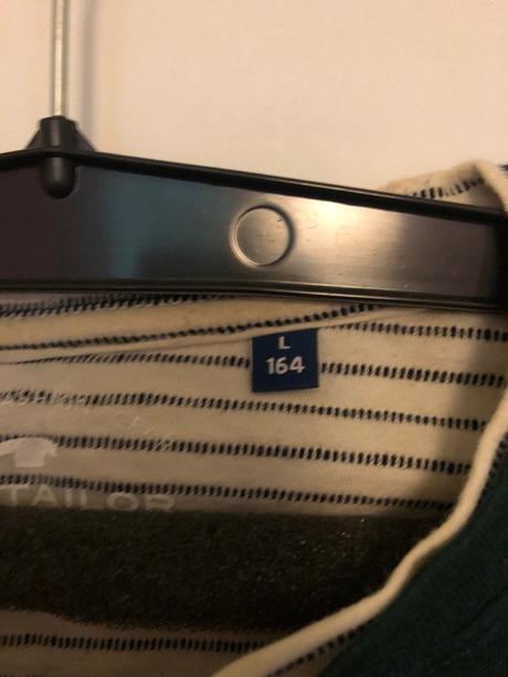 Zelené tričko z dlhým rukávom, tom tailor,164