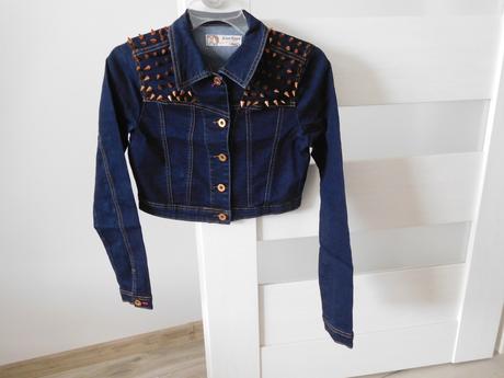Blue rags denim -36v, ryflová bundička dámska, 36