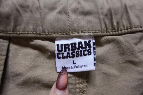 Pánske bavlnené nohavice urban classics, l