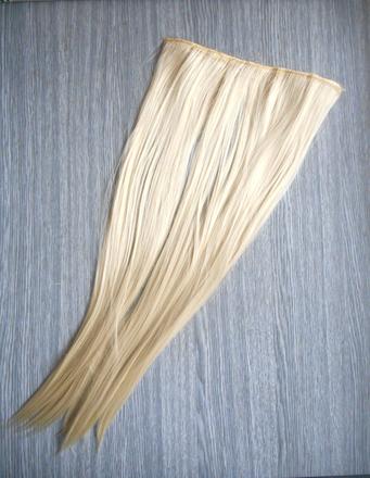 Rovný clip-in pás vlasov, 