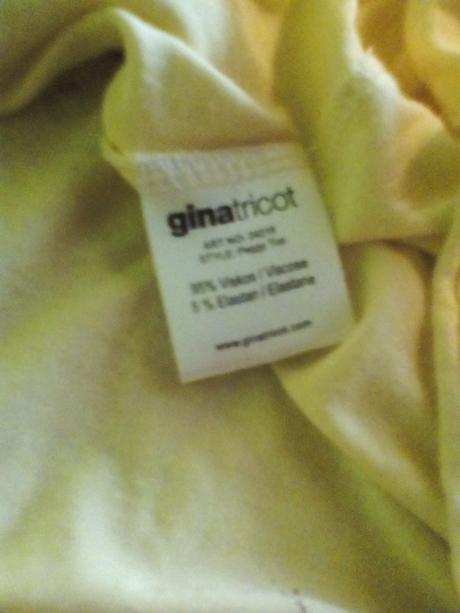 Tričko žlté, gina,m