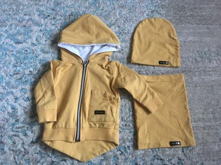 Set mikina + cipka + nakrcnik vel. 74/80, 74