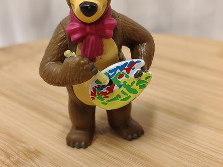 Zber retro figúrka medveď míša maliar simba mb2008,