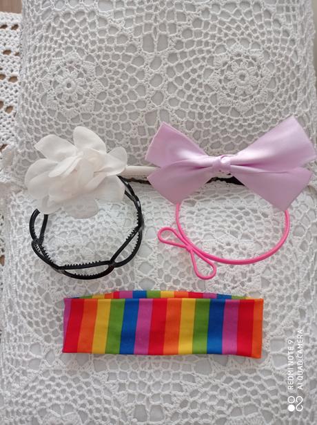 Farebná elastická čelenka uni žiarivé farby,