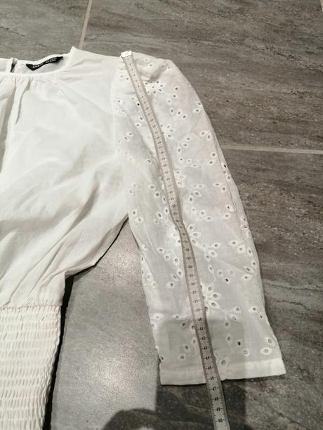 Madeirové maslovobiele šaty vm, podšívka na sukni, zara,m