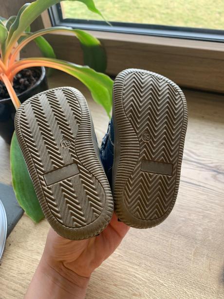 Detské barefoot modré kožené topánky tendo marine, protetika,19