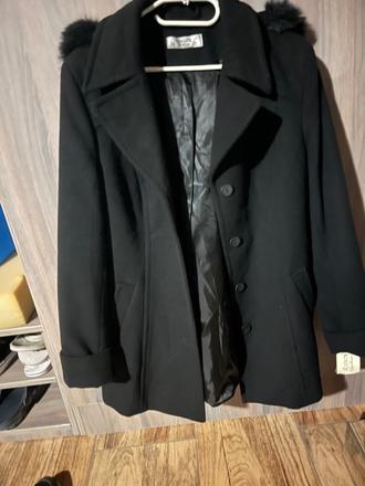 164-elegantný kabát, l