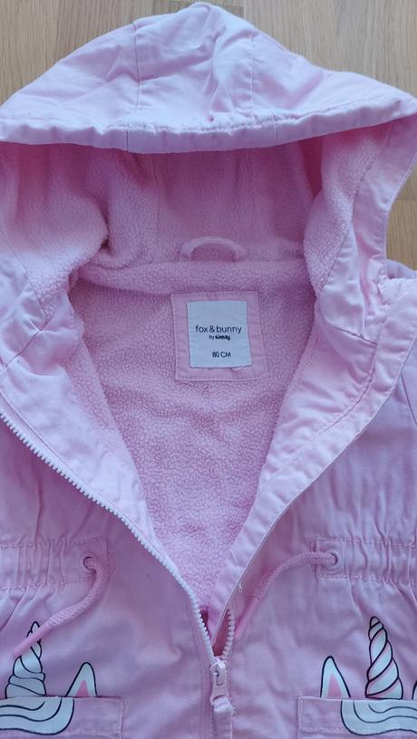 Tenká ružová bunda, sinsay,80