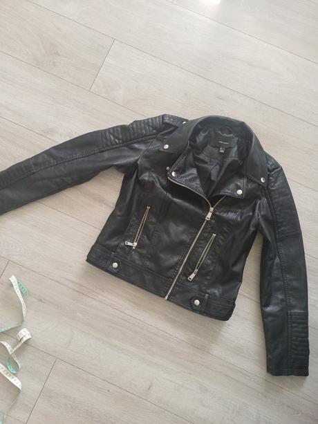 Kožená "motorkárska" bunda m, vero moda,m