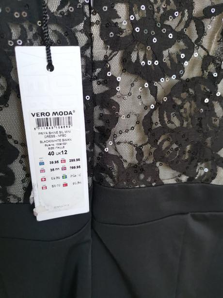 Koktejlové šaty, vero moda,l