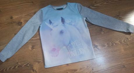 Mikina s jednorožcom 158/164, c&a,158