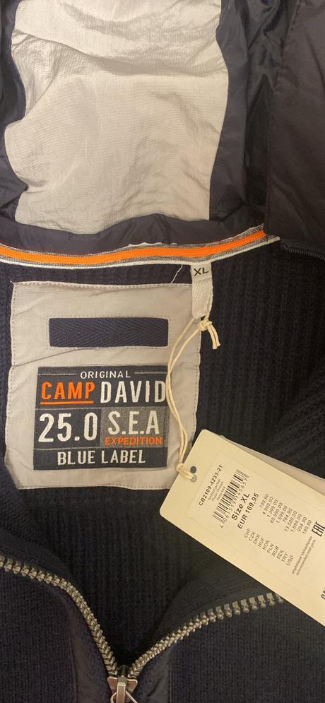 Mikina camp david pánska xl - nová, xl