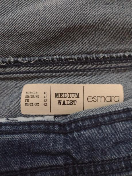 Šatová riflová sukňa esmara, esmara,40