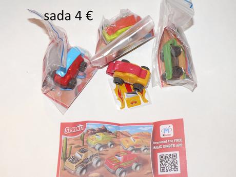 Kinder sada autá, 