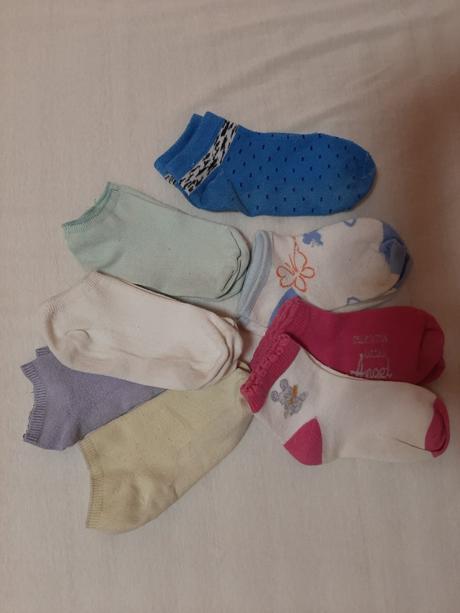 Ponožky na leto, veľ. cca 26-30, 8 ks, 29