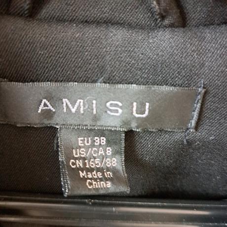 Čierne dámske sako s 3/4 rukávmi, amisu,m