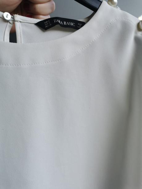 Biela bluzka zara, zara,s