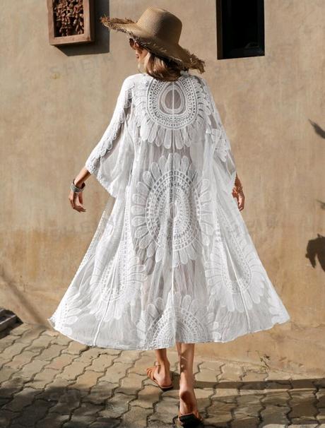 Kimono k plavkam, 4xl - xxxl