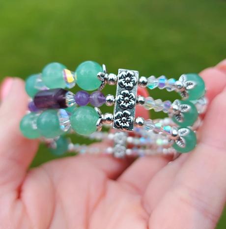 Náramok z minerálov pre znamenia blíženci, panny, 