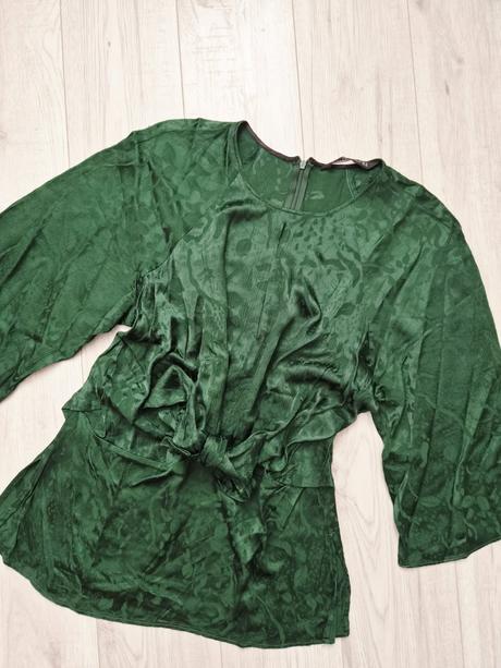 Blúzka na zavezovanie, zara,xl