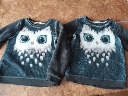 Sovičkové mikinky, h&m,122