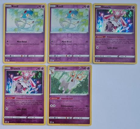 Pokémon karty "astral radiance" (5), 
