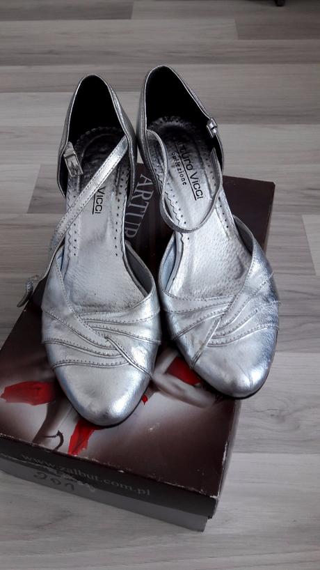 Arturo vicci kvalitné strieborné topánočky, č. 37, 37