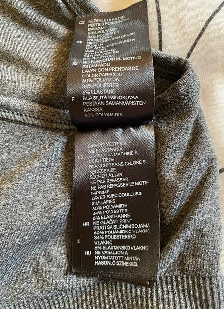 Bezšvová športová podprsenka h&m v. s, h&m,s