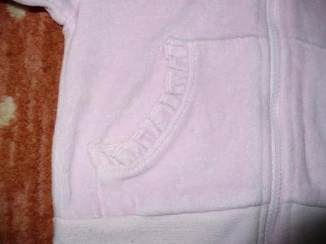 Mikina ružová s jahôdkami, 68