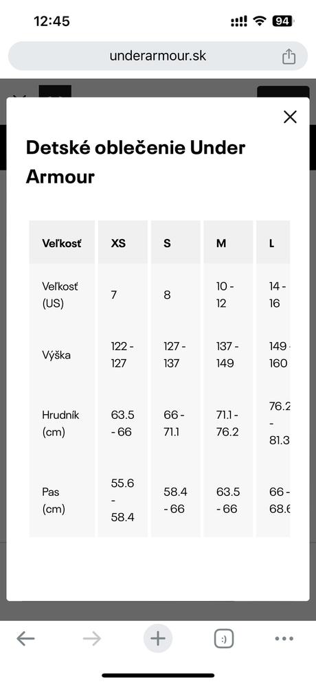 Kraťase under armour, under armour,134 / 140 / 146
