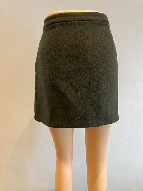 Dámska sukňa so zipsom zimná tmavozelená (40), new look,l