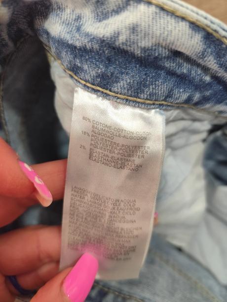 Riflové kraťasy s ružami veľ. s, zara,s