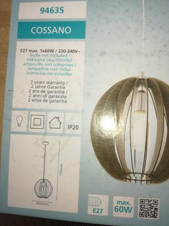 Nerozbalene svietidlo,