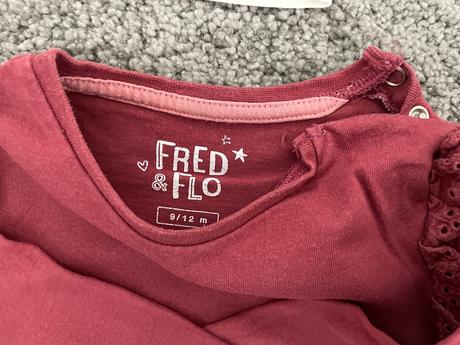 Fred&flo tričká 2x 6/9m jednorožec+krhla, tesco,74