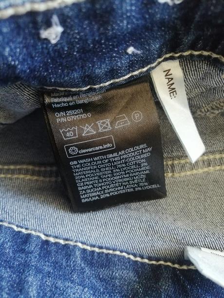 Skinny rifle s lampasami ham v158,12-13 r., h&m,158