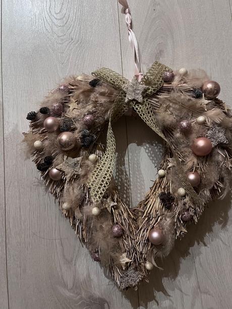 Vianočný veniec na dvere,