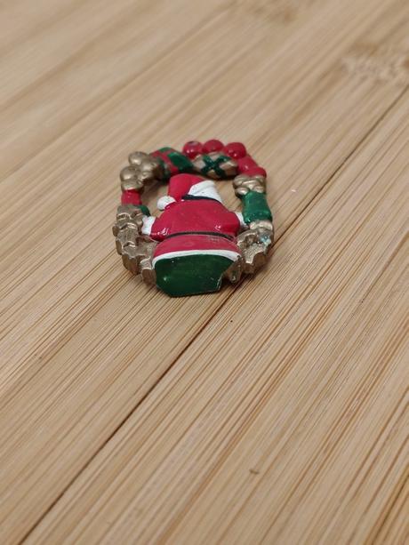 Zber vintage vianočná ozdoba figúrka santa, kinder,