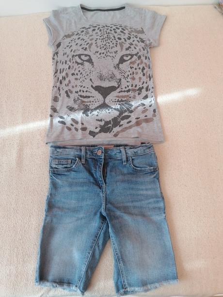 Kraťasky+tričko, next,140